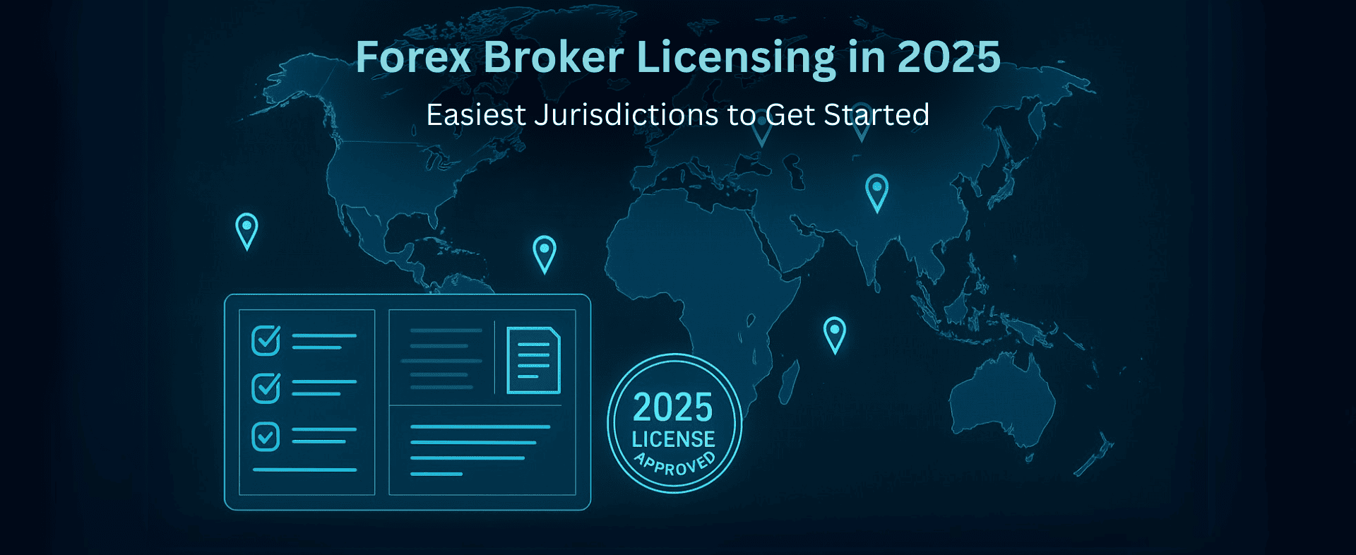 Forex Broker Licensing in 2025: Easiest Jurisdictions to Get Started
